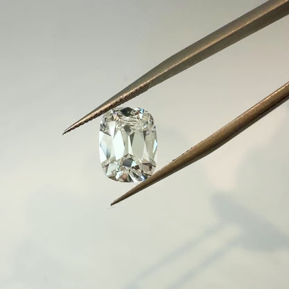 3.07ct E VS1 IGI Certified Old Mine Cut Elongated Cushion Lab Diamond