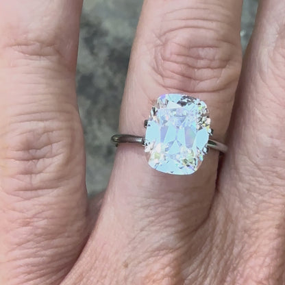 5.48ct E VVS2 Old Mine Cut Cushion IGI Certified Lab Diamond