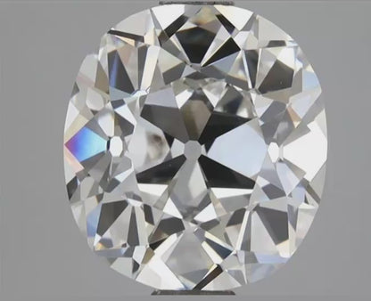 3.54ct F VVS2 IGI Certified Old Mine Cut Cushion Lab Diamond