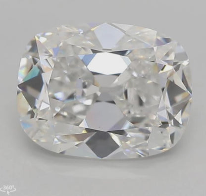 3.13ct E VS1 Old Mine Cut Cushion IGI Certified Lab Diamond