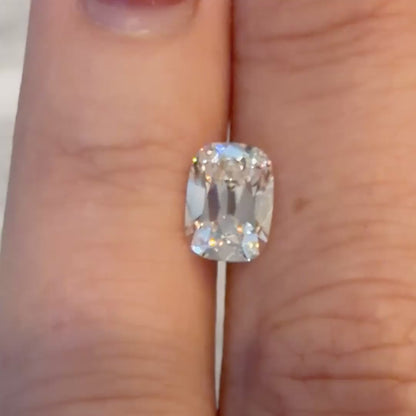 1.81ct E VS1 IGI Certified Old Mine Cut Cushion Lab Diamond