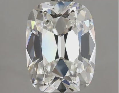 2.51ct F VVS2 IGI Certified Old Mine Cut Cushion Lab Diamond