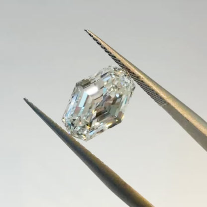2.46ct E VVS2 IGI Certified Octagonal Step Cut Lab Diamond