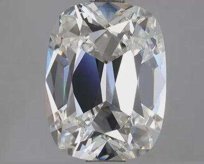 3.07ct E VS1 IGI Certified Old Mine Cut Elongated Cushion Lab Diamond