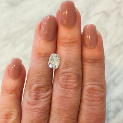 2.76ct E VS1 IGI Certified Old Mine Cut Cushion Lab Diamond