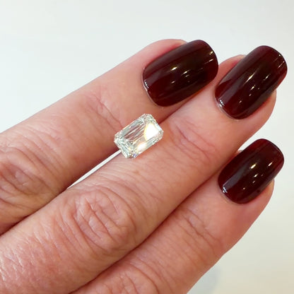 2.84ct F VVS2 IGI Certified Radiant Mixed Cut Lab Diamond