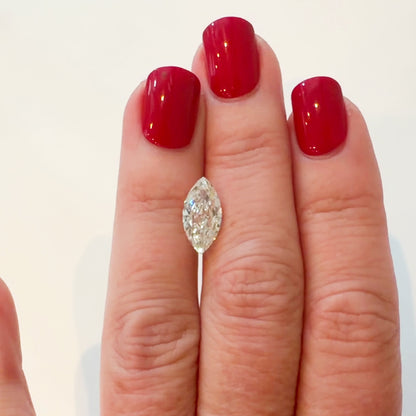 3.03ct G VS1 IGI Certified Crushed Ice Marquise Lab Diamond