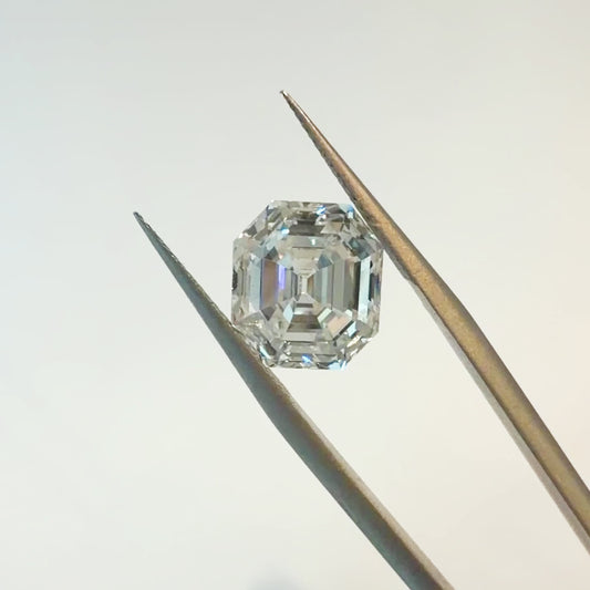 5.05ct D VVS2 IGI Certified Antique Cut Asscher Lab Diamond