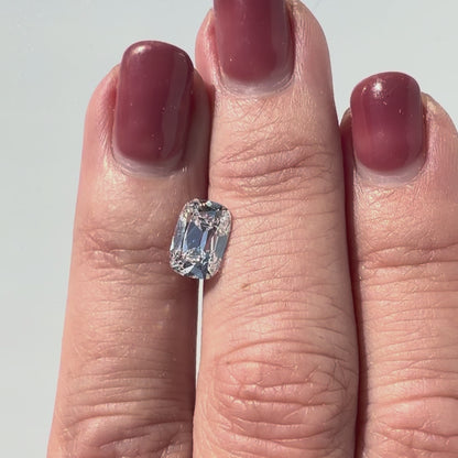 2.19ct D VS1 IGI Certified Old Mine Cut Cushion Lab Diamond