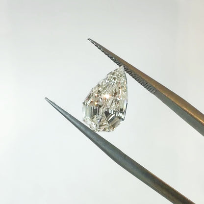2.09ct E VVS2 IGI Certified Step Cut Pear Lab Diamond