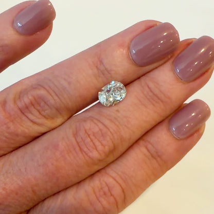 2.06ct F VVS2 IGI Certified Old Mine Cut Cushion Lab Diamond