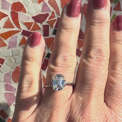 2.51ct F VVS2 IGI Certified Old Mine Cut Cushion Lab Diamond