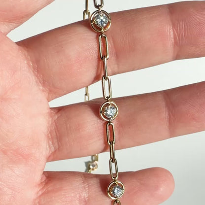 Orbit Paperclip Necklace