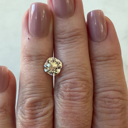 3.03ct L VS1 IGI Certified Old Mine Cut Cushion Lab Grown Diamond