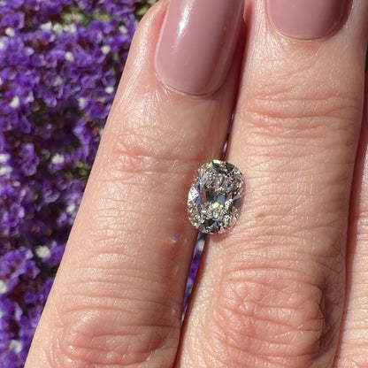 2.06ct F VVS2 IGI Certified Old Mine Cut Cushion Lab Diamond