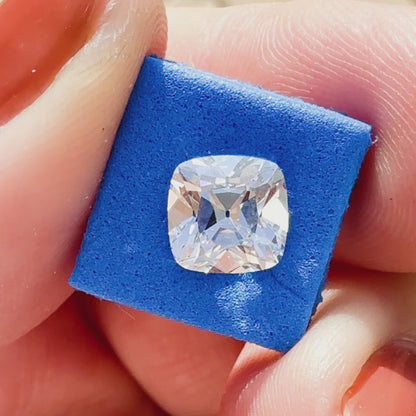 2.00ct IGI Certified Old Mine Cut Cushion E VS1