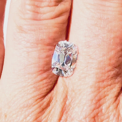 3.00ct E VVS2 Old Mine Cut Cushion IGI Certified Lab Diamond