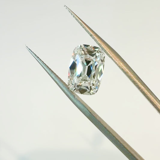 3.75ct E VS1 IGI Certified Old Mine Cut Cushion Lab Diamond